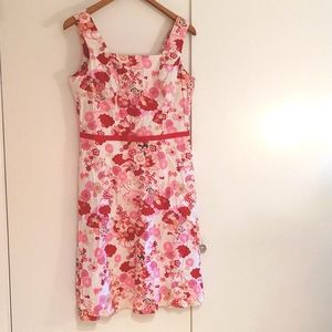 D.B.Y. Pink & Red Floral Sundress. Size 9/10